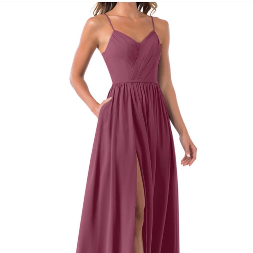 Azazie Cora Dress in Mulberry